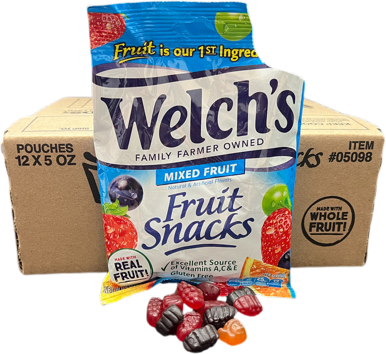 Welch's Fruit Snacks 5oz Bag Mixed Fruit