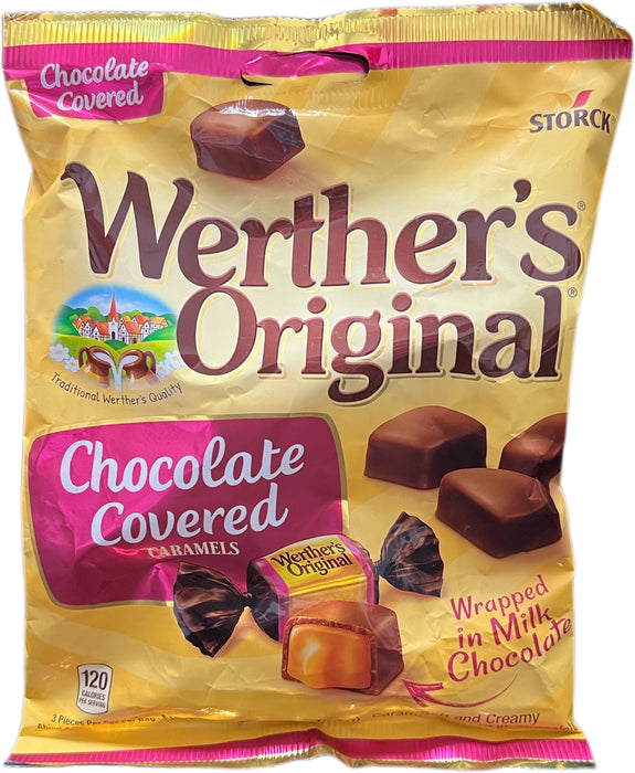 Werthers 4.51oz Bag Chocolate Covered Caramel
