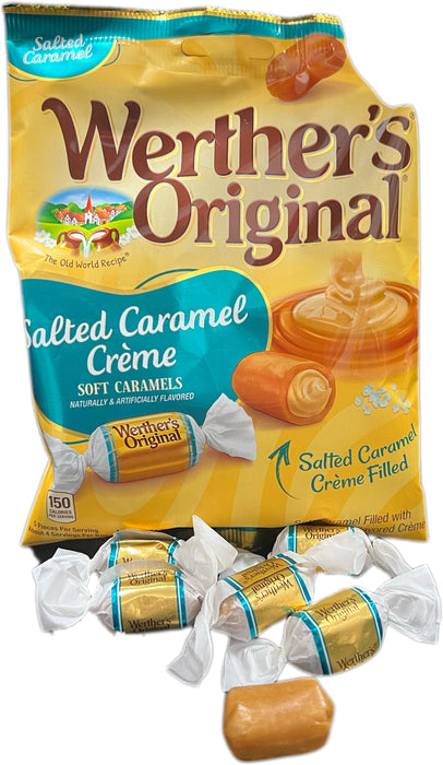 Werthers 4.51oz Bag Soft Caramel Salted Caramel Creme