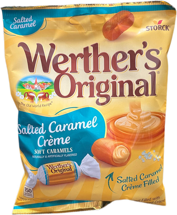 Werthers 4.51oz Bag Soft Caramel Salted Caramel Creme