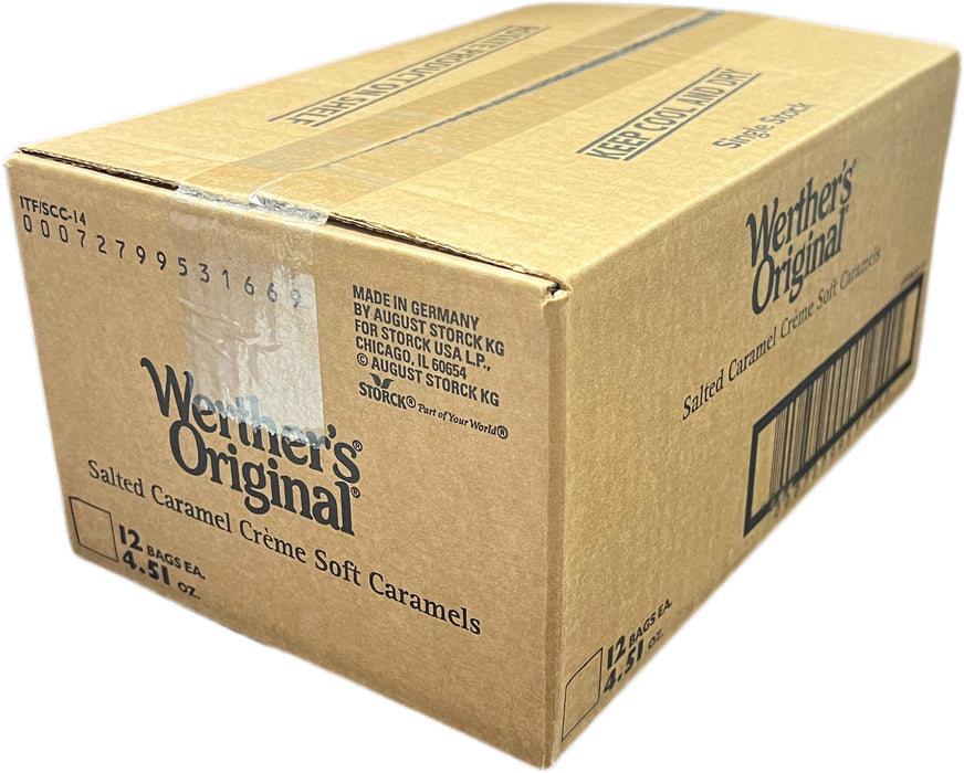 Werthers 4.51oz Bag Soft Caramel Salted Caramel Creme