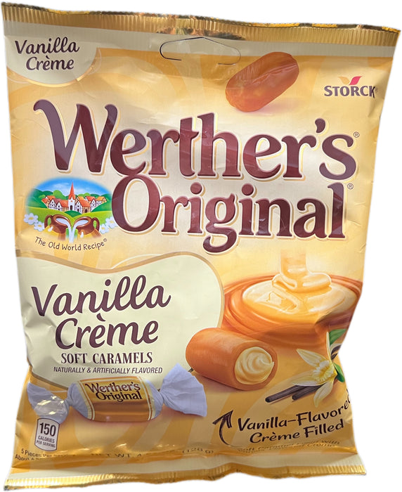 Werthers 4.5oz Bag Vanilla Caramels