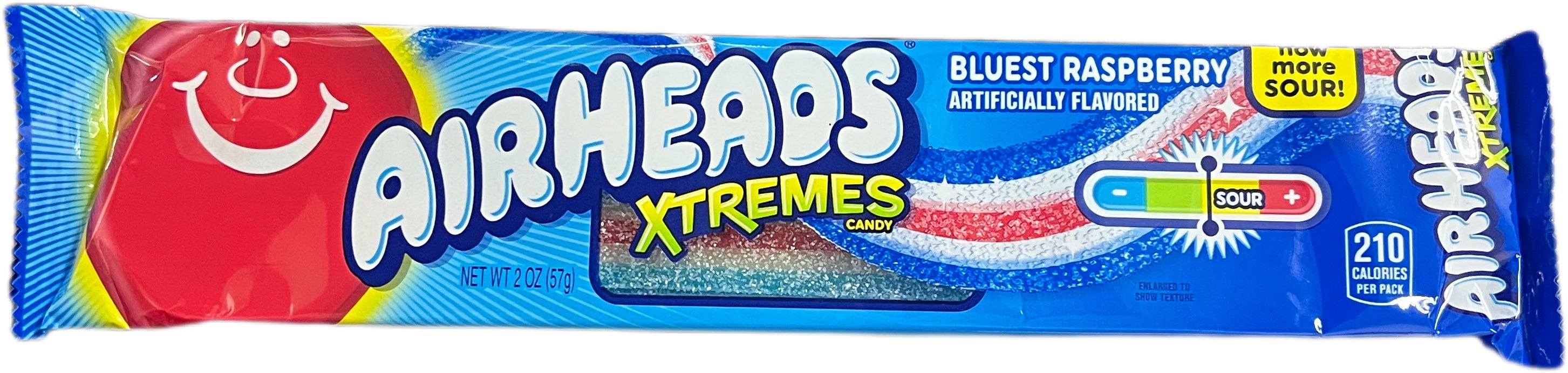 Airheads Xtreme Sour Belts 2oz Bluest Raspberry