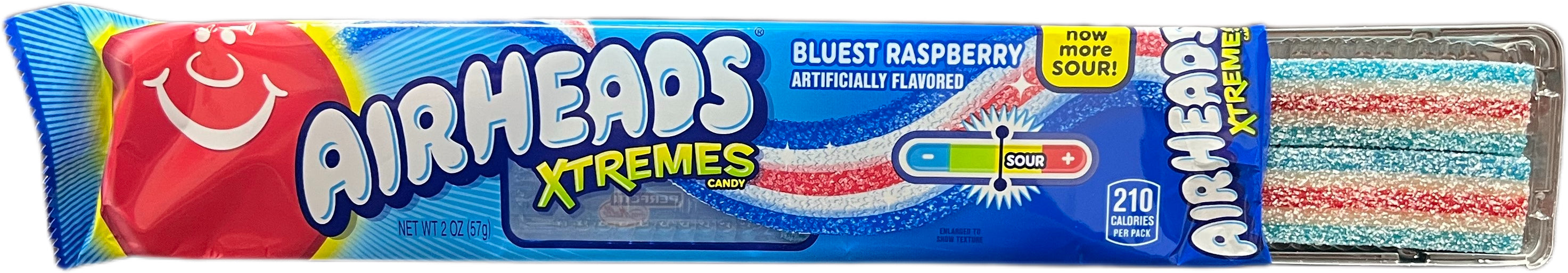 Airheads Xtreme Sour Belts 2oz Bluest Raspberry
