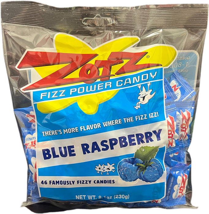 Zotz 8.1oz Bag Blue Raspberry