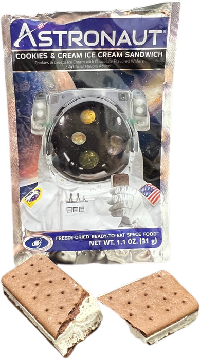 Astronaut Ice cream Sandwich Cookies and Cream 1oz
