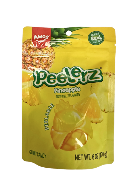 Peelerz 6oz bag Gummy Pineapple — b.a. Sweetie Candy Store