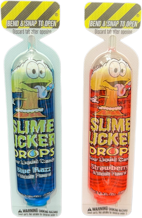 Slime Licker Drops .8oz Strawberry or Blue Razz