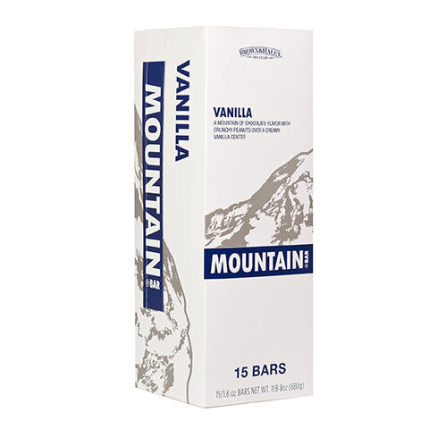 Mountain Bar Vanilla 1.6oz Piece or 15 Count Box