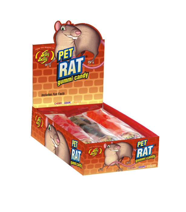 Jelly Belly Gummi Pet Rat 3oz Rat or 12 Count Box