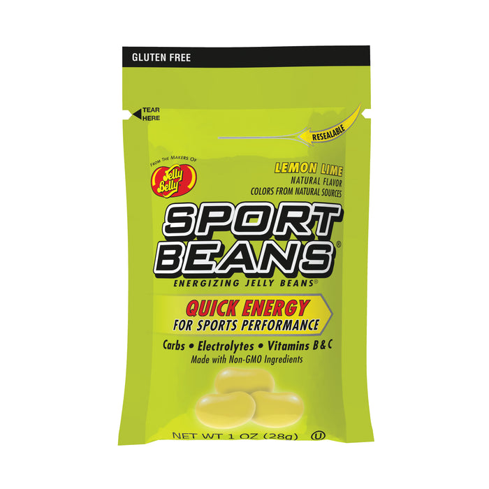 Jelly Belly Sport Beans Lemon Lime 1oz Bag or 24 Count Box