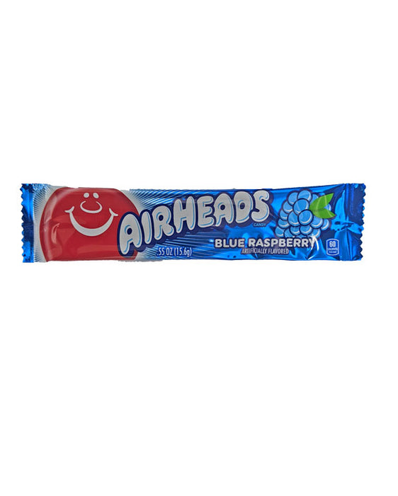 Airheads Blue Raspberry .55oz Bar or 36 Count Box — b.a. Sweetie Candy ...