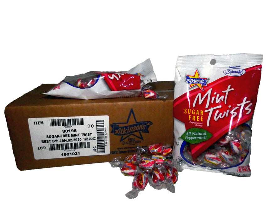 Mint Twist Sugar Free 3.75oz Bag or 12 Count Box