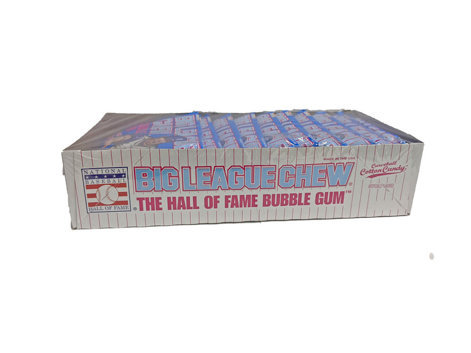 Big League Chew Curveball Cotton Candy Gum 2.12oz Pack or 12 Count Box
