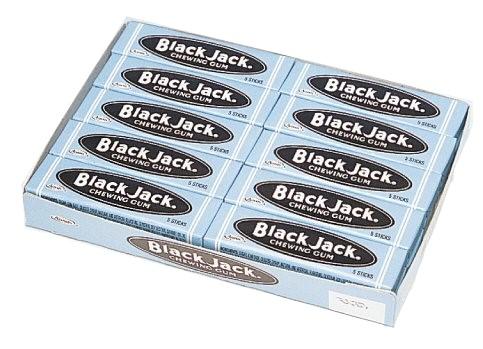 Black Jack Gum 5 Stick Pack or 20 Count Box