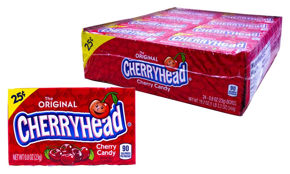 DISCONTINUED ITEM - Cherryheads .8oz Box or 24 Count Pack