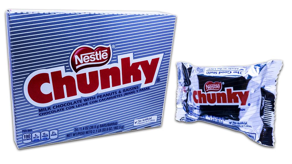 Chunky Original 1.4oz Candy Bar or 24 Count Box
