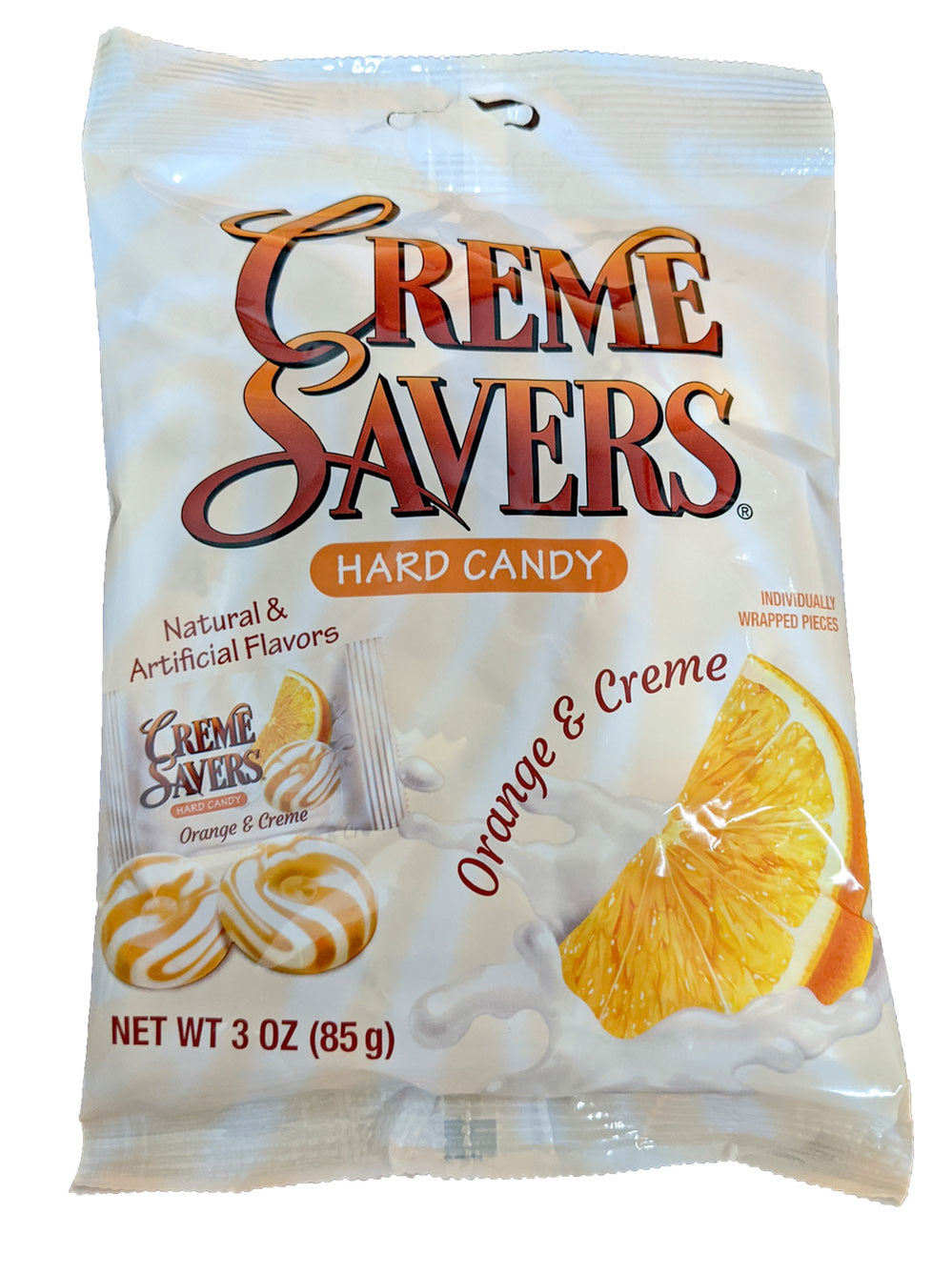 Creme Savers Orange and Creme 3oz Bag — b.a. Sweetie Candy Store