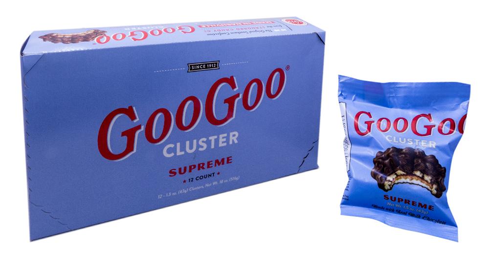 Goo Goo Cluster Pecan 1.5oz Candy Bar or 12 Count Box — b.a. Sweetie Candy  Store