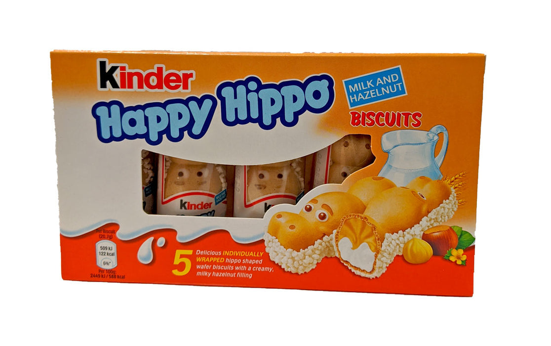 Kinder Happy Hippo Hazelnut 5 Pack Box — b.a. Sweetie Candy Store