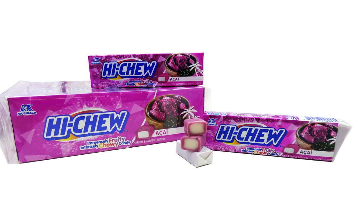 ちょこ Hi-Chew Acai 1.76oz Bar or 15 Count Box — b.a. Sweetie Candy Store