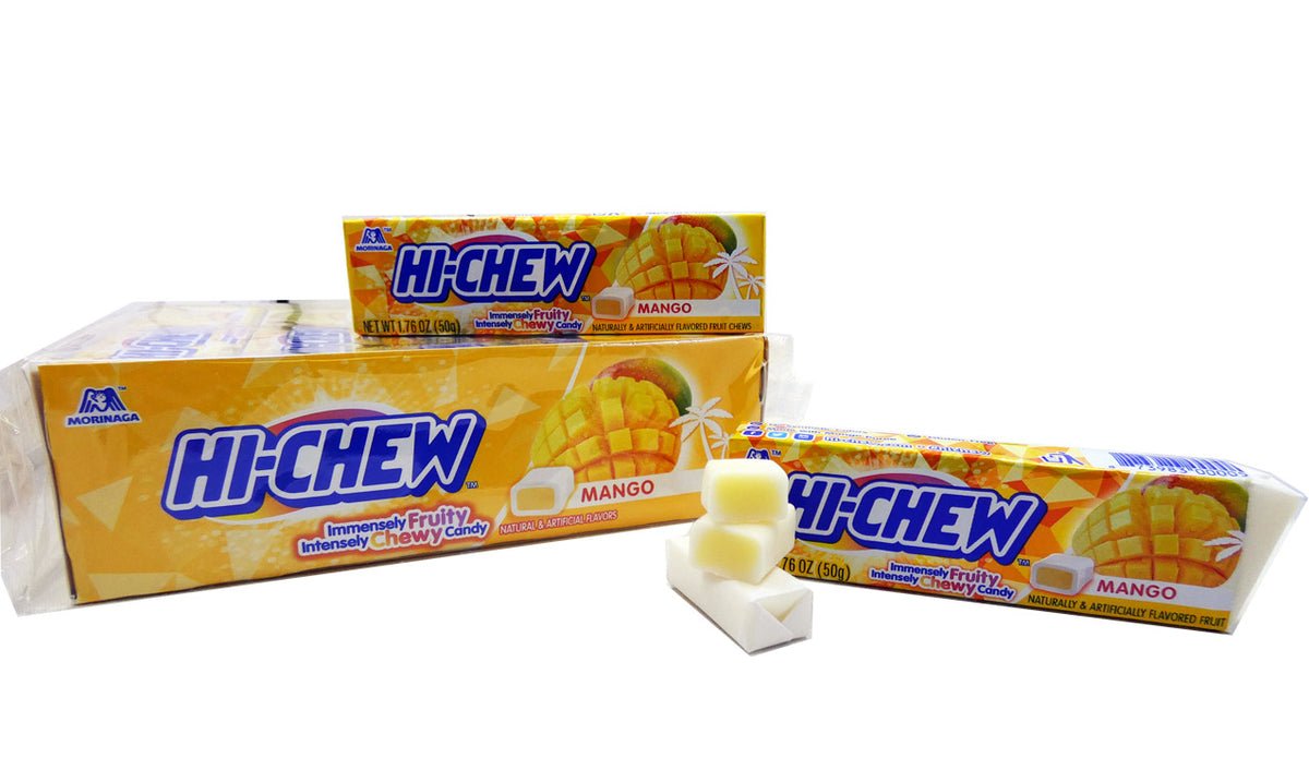 Hi-Chew Mango 1.76oz Bar or 15 Count Box — b.a. Sweetie Candy Store