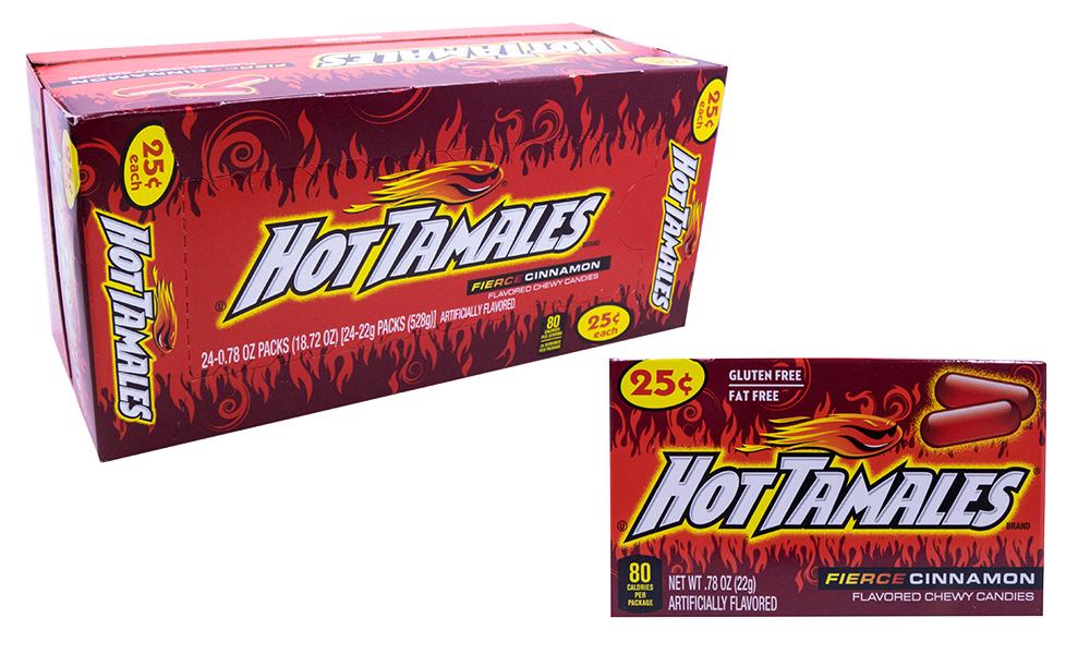Hot Tamales .78oz Box or 24 Count Pack