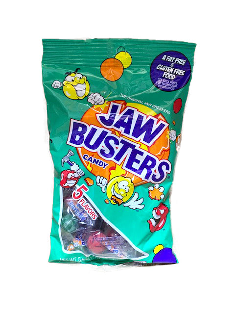 DISCONTINUED ITEM - Jawbusters (Jaw Breakers) 5.5oz Peg Bag or 12 Count Box
