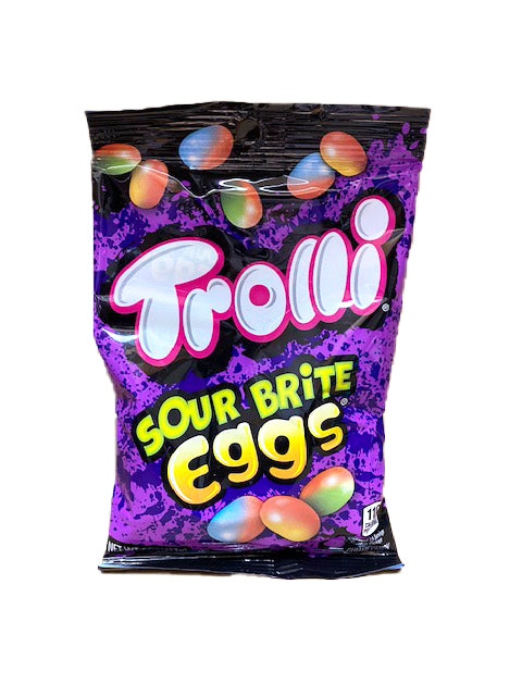 Trolli Sour Brite Eggs Gummi 4oz Bag or 12 Count