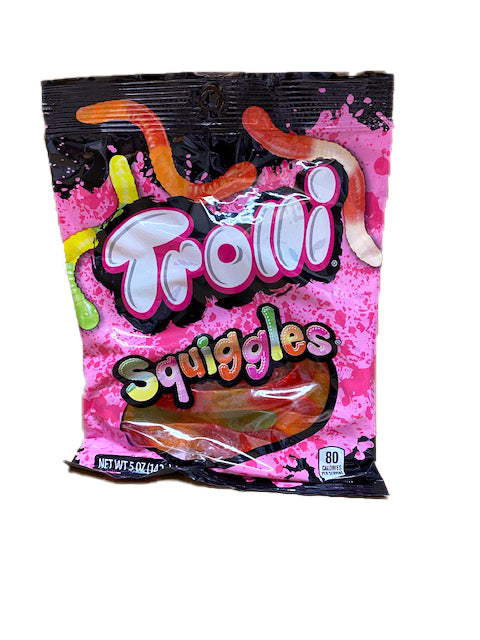 Trolli Squiggles Gummi Worms 5oz Bag or 12 Count