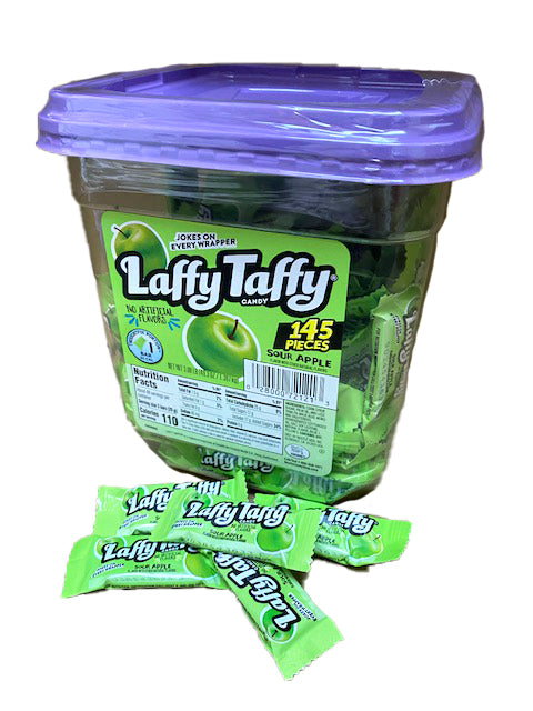 Laffy Taffy Sour Apple .3oz Piece or 145 Count Jar