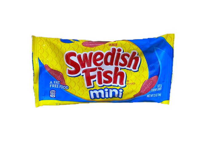 Swedish Fish Mini Red 2oz Bag or 24 Count Box — b.a. Sweetie Candy Store