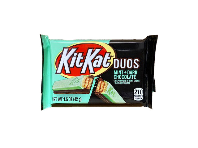 Kit Kat Duos Mint and Dark Chocolate 1.5oz Single Candy Bar
