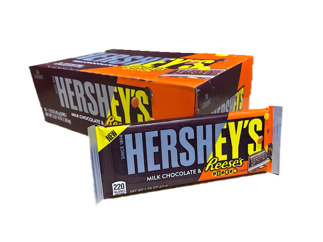 Hershey's and Reese's Milk Chocolate with Pieces 36 Count Box