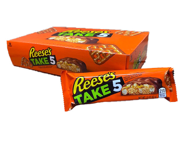 Reese's Take 5 Peanut Butter 1.5oz Bar or 18 Count Box