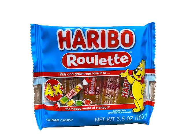 DISCONTINUED ITEM - Haribo Roulette 3.5oz or 15 Count Box