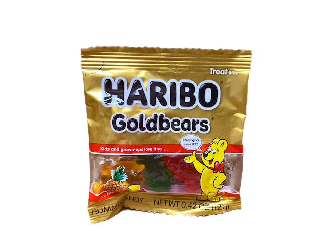 Haribo Gold Bears .4oz or 54 Count Tub