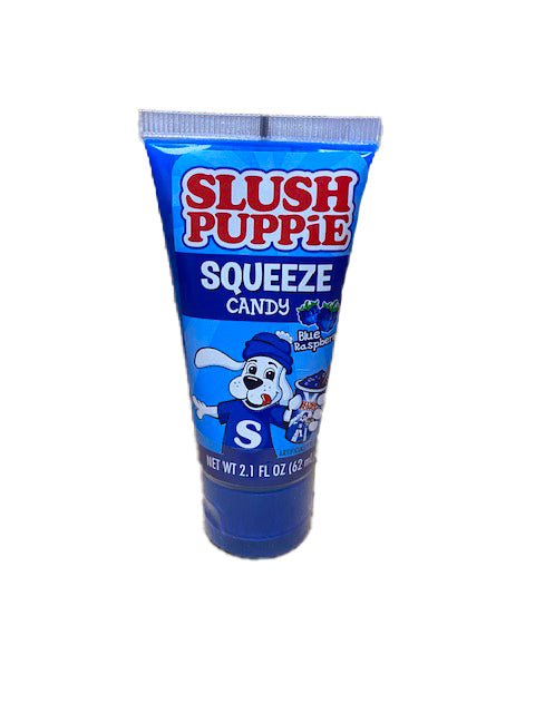 Slush Puppy Squeeze Candy Single Piece Blue Raspberry