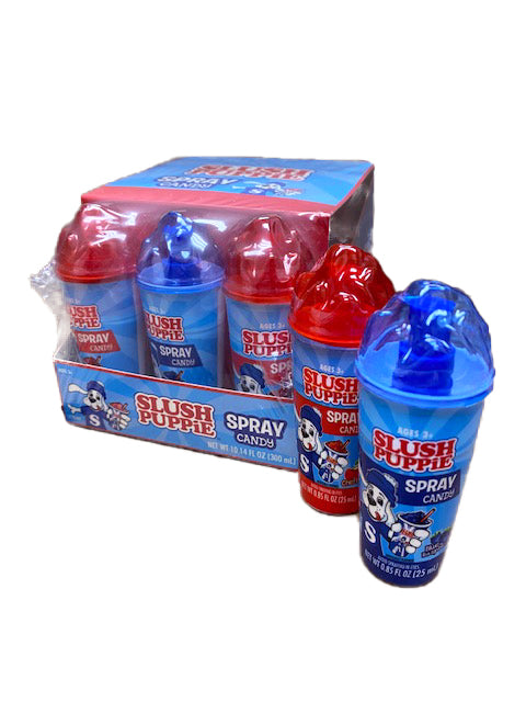 Slush Puppie Spray Candy 85oz Bottle Or 12 Count Box — Ba Sweetie Candy Store 2750