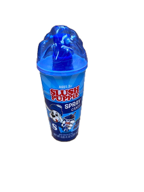Slush Puppy Spray Candy Single Piece Blue Raspberry