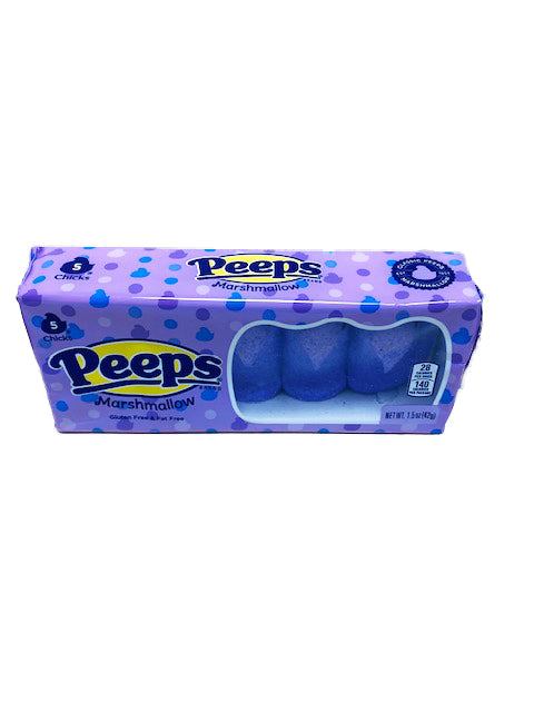 Peeps 5 Count Tray 1.5oz Lavender Chicks