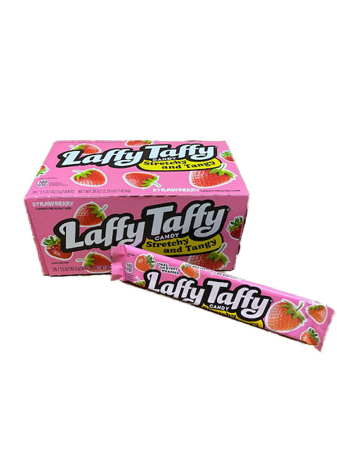 Laffy Taffy Strawberry 1.5oz Bar or 24 Count Box