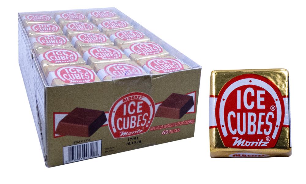 Ice Cubes Original 60 Count Box Milk Chocolate