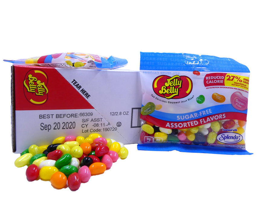 Jelly Belly Sugar Free Assorted 2.8oz Bag or 12 Count Box