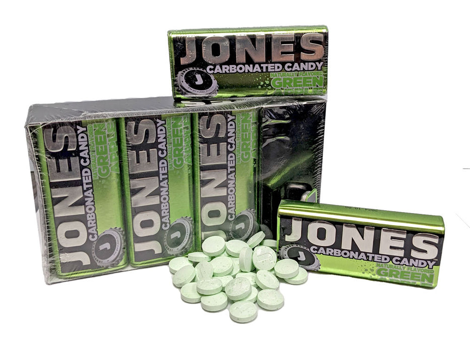 Jones Soda Carbonated Candy 38gram Green Apple