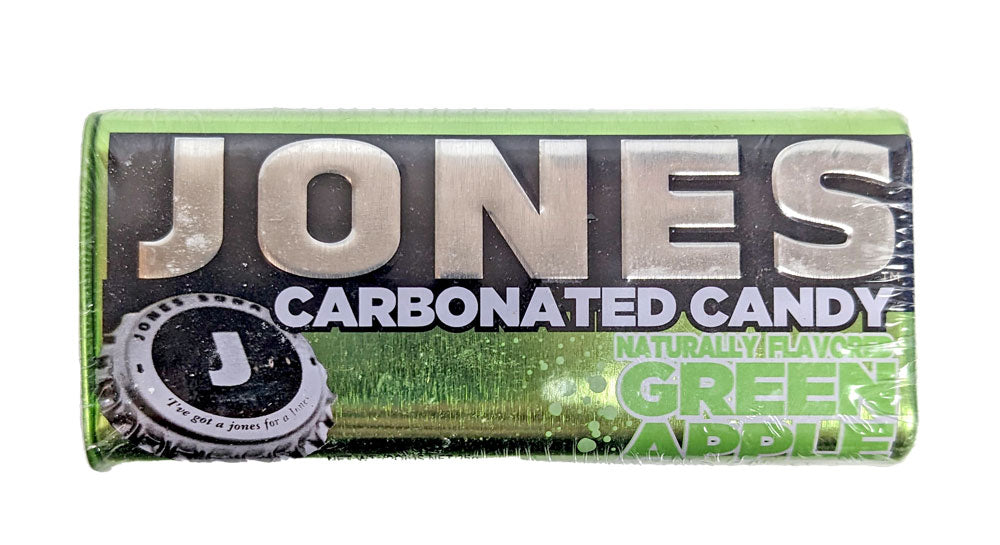 Jones Soda Carbonated Candy 38gram Green Apple