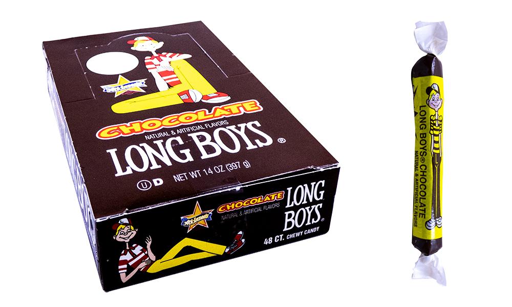 DISCONTINUED ITEM - Long Boys Chocolate 9.5gr or 48 Count Box
