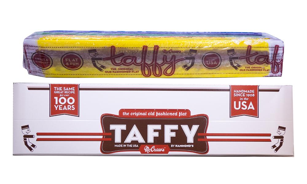 McCraws Taffy .75oz Assorted Flavors 24 Count Box