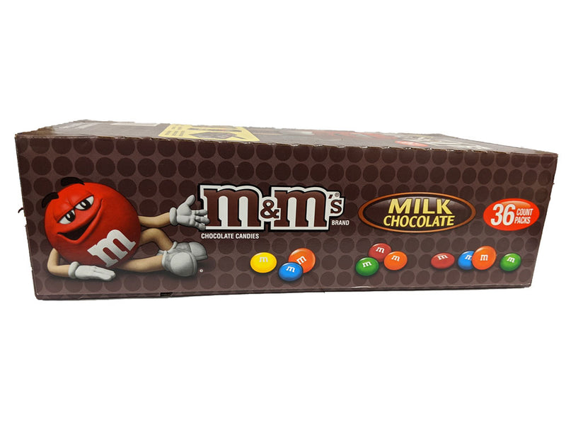 M & M Milk Chocolate 1.08oz Tube or 24 Count Box — b.a. Sweetie Candy Store