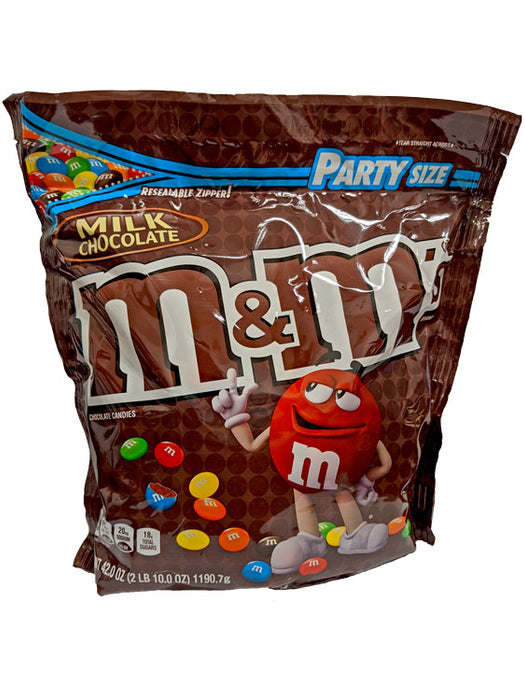 M&M'S Milk Chocolate Candy, Party Size, 38 oz Bag